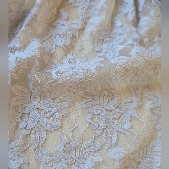 Free People Ruffle Lace Tank Top Size Medium - Picture 8 of 14